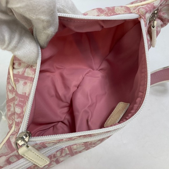CHRISTIAN DIOR Pink Trotter Shoulder Bag
